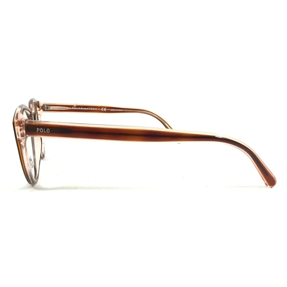 Polo Ralph Lauren Eyeglasses Frames PH 2174 5639 Brown Clear Cat Eye 49-21-145